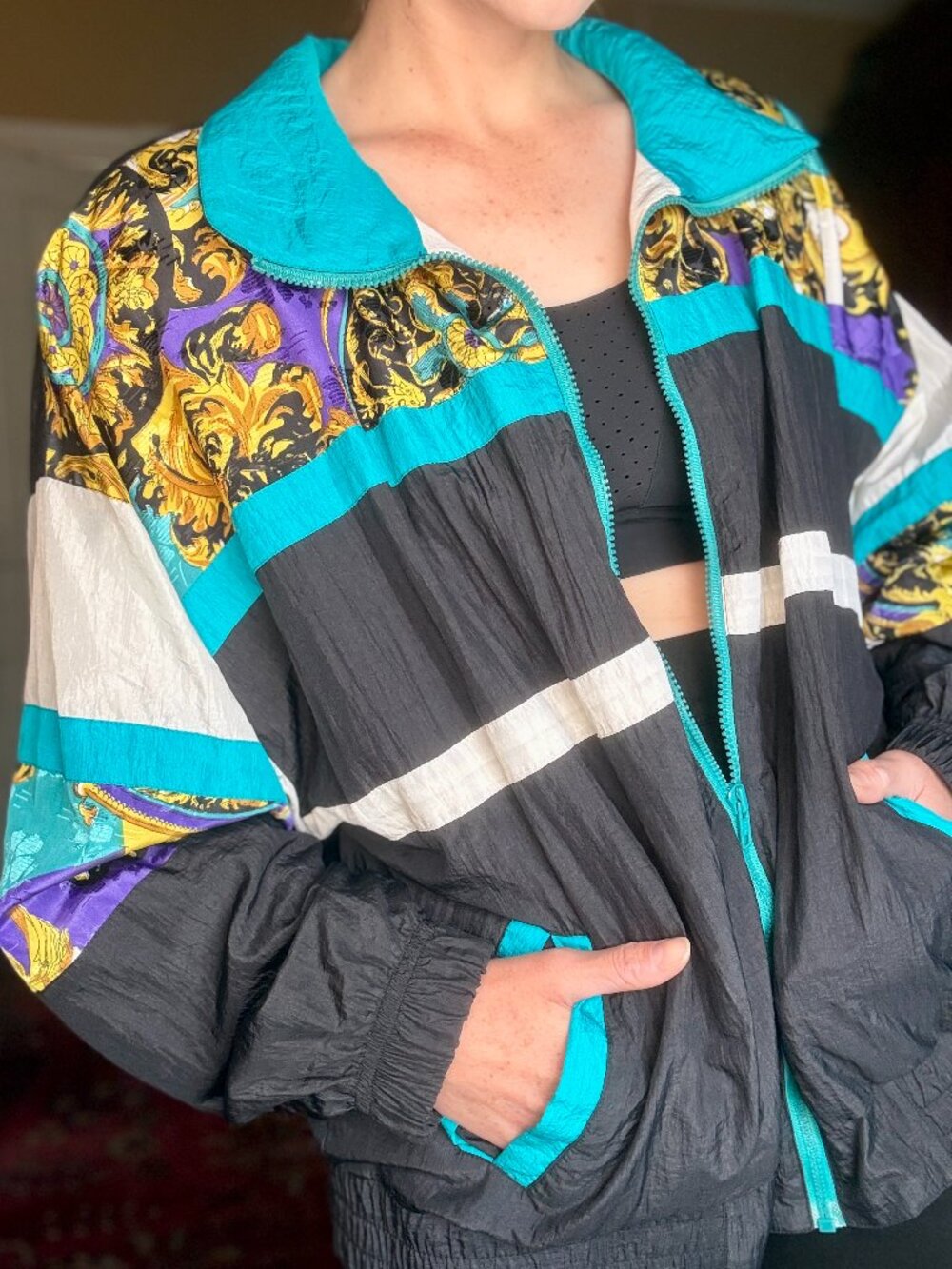 90's Windbreaker by RE Sport XL